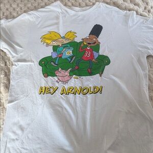 Hey Arnold! Graphic T-Shirt - White